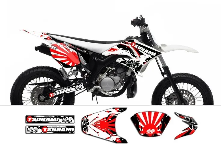 Kit déco Yamaha Dt50 2004-2018 Tsunami