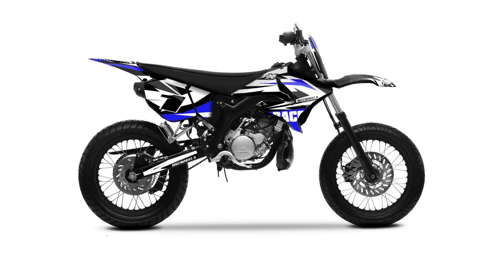 kit déco yamaha dt50 racewars 04 18