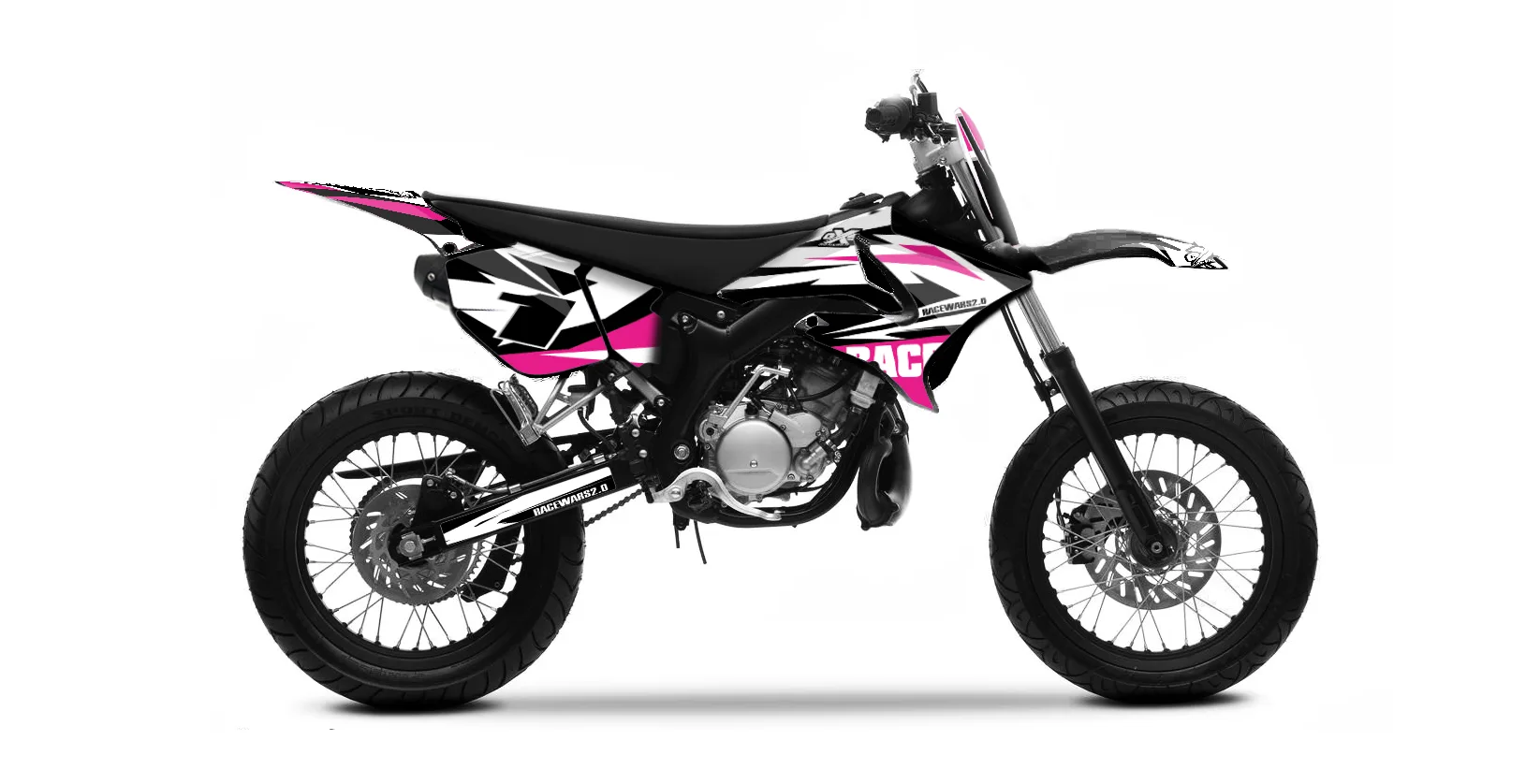 kit déco yamaha dt50 racewars 04 18