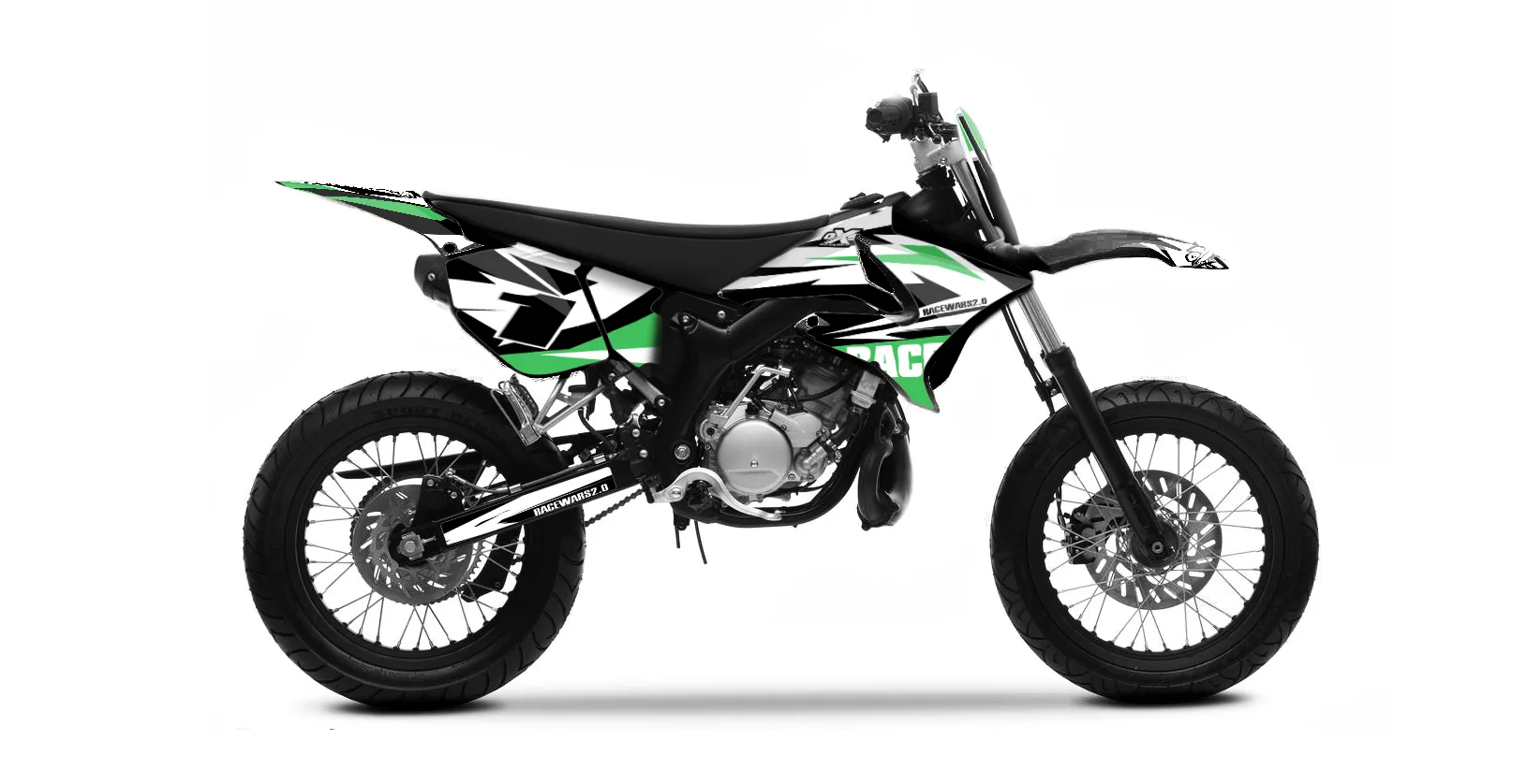 kit déco yamaha dt50 racewars 04 18