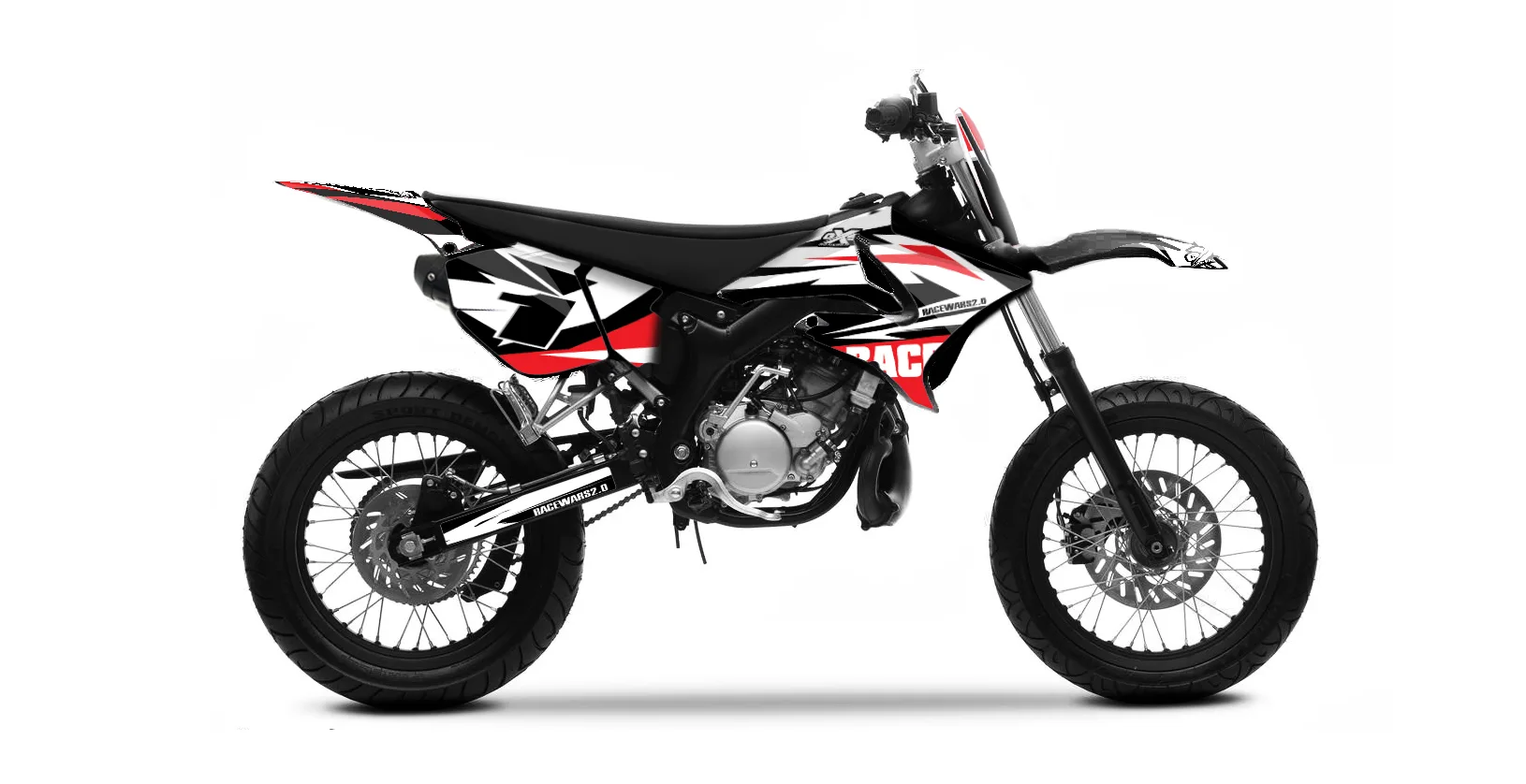 kit déco yamaha dt50 racewars 04 18