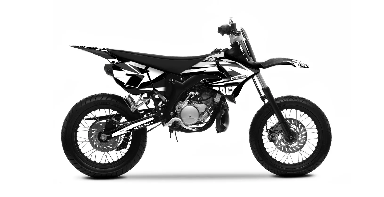 kit déco yamaha dt50 racewars 04 18