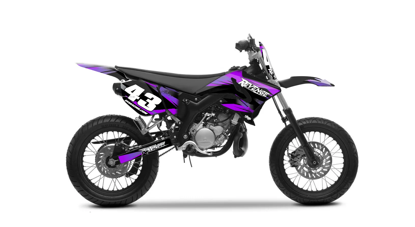 Kit déco Yamaha Dt50 Revenge 04 18 — vue 3