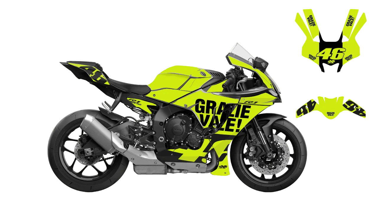 Kit déco kit déco yamaha r1 2020 2023 grazie