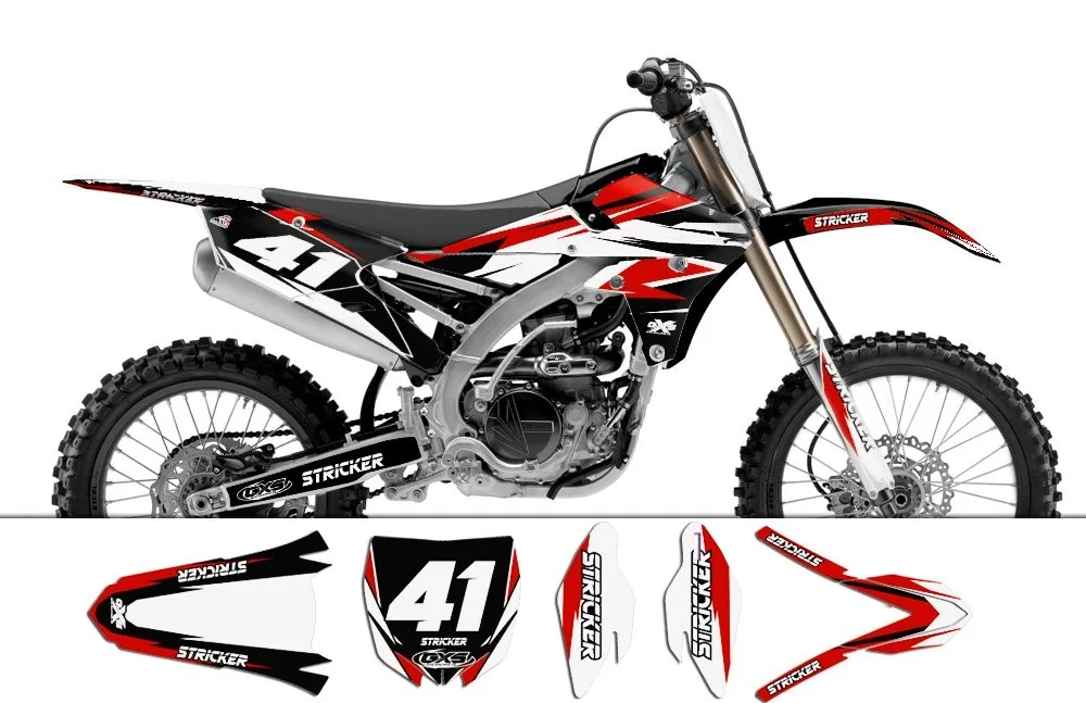 Kit déco Yamaha Yzf250 450 2014 Stricker