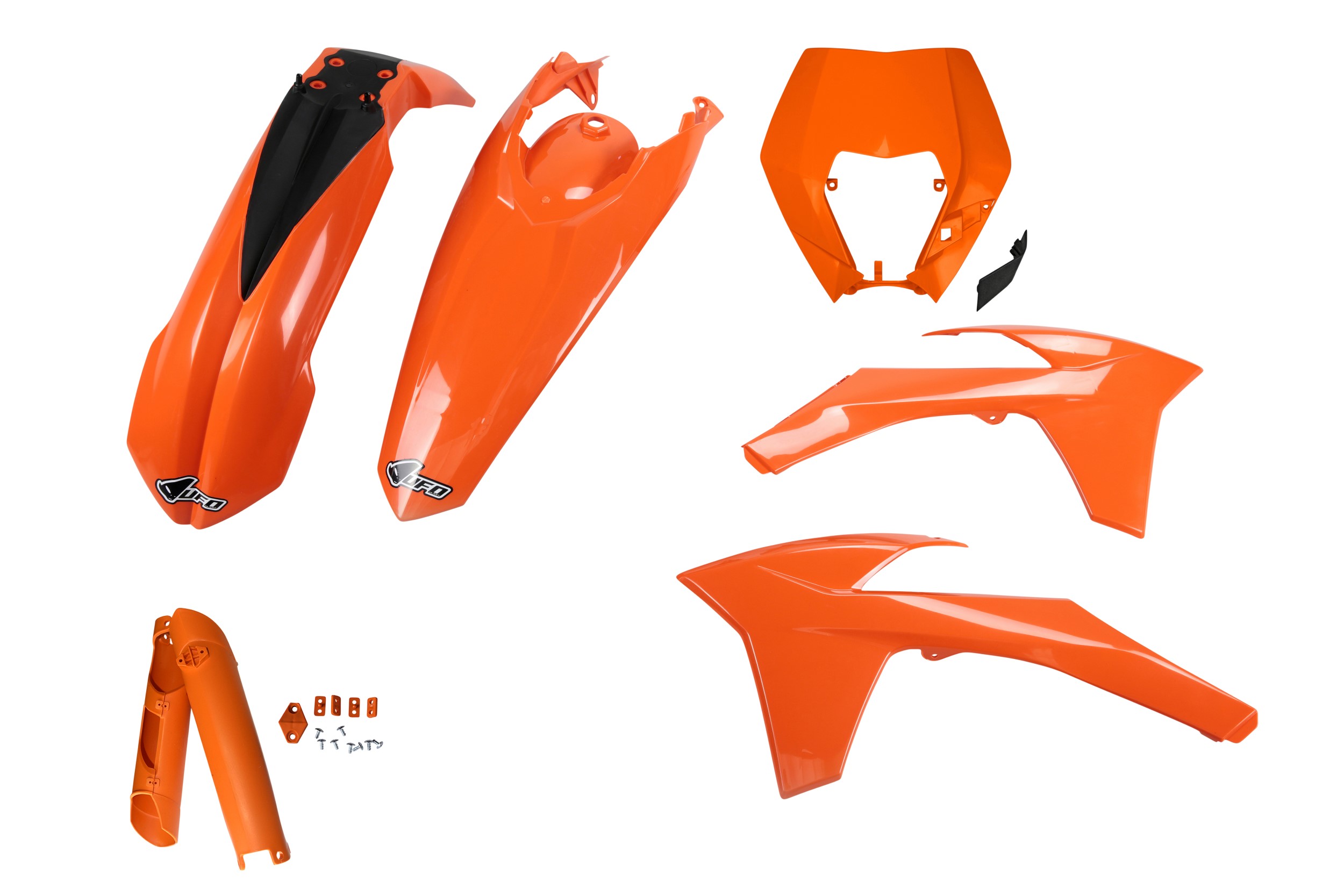 KTM EXC-F 500 2012-2013 Kit Plastique Complet Avec Protège-fourches