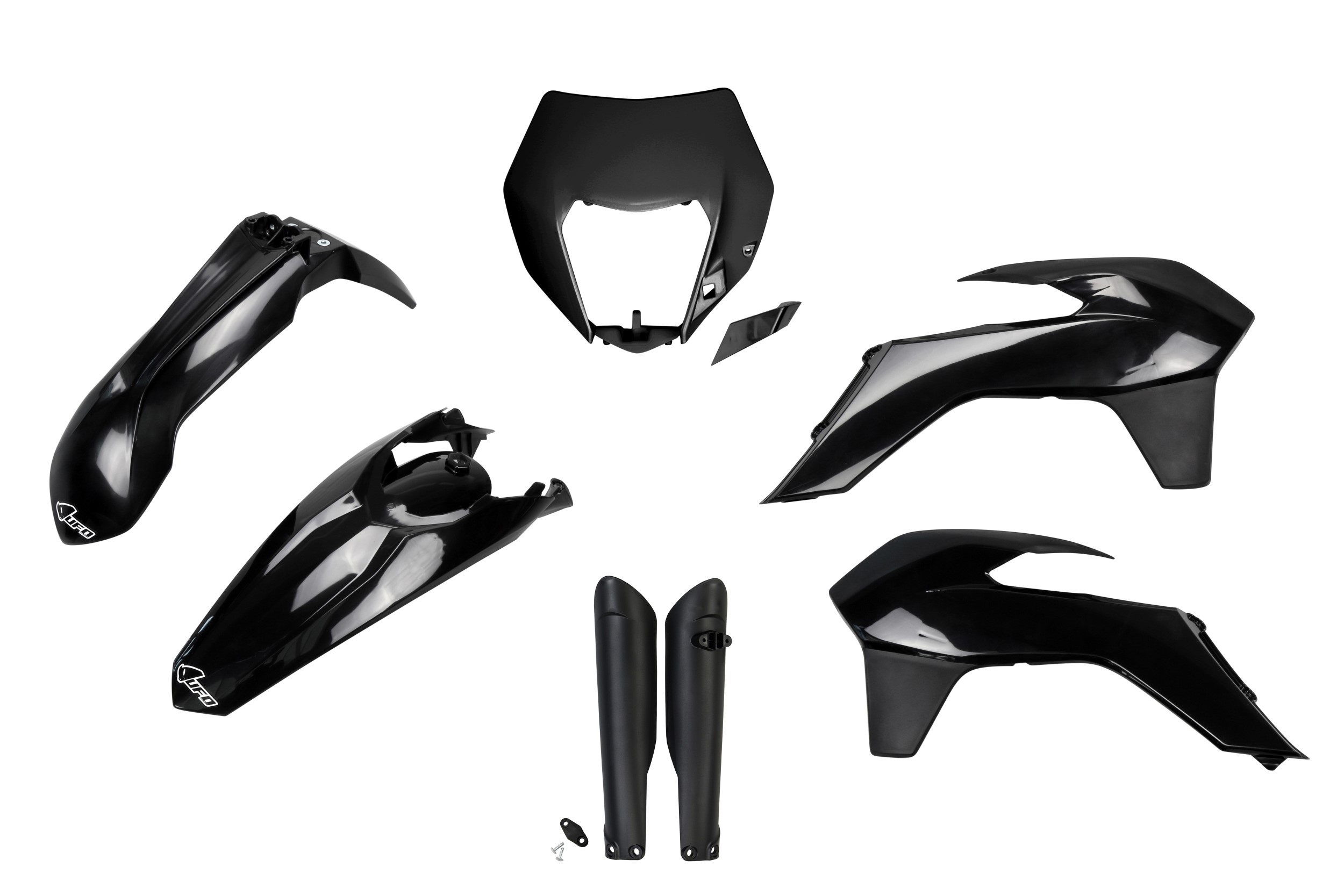KTM EXC-F 500 2016-2016 Kit Plastique Complet Avec Protège-fourches