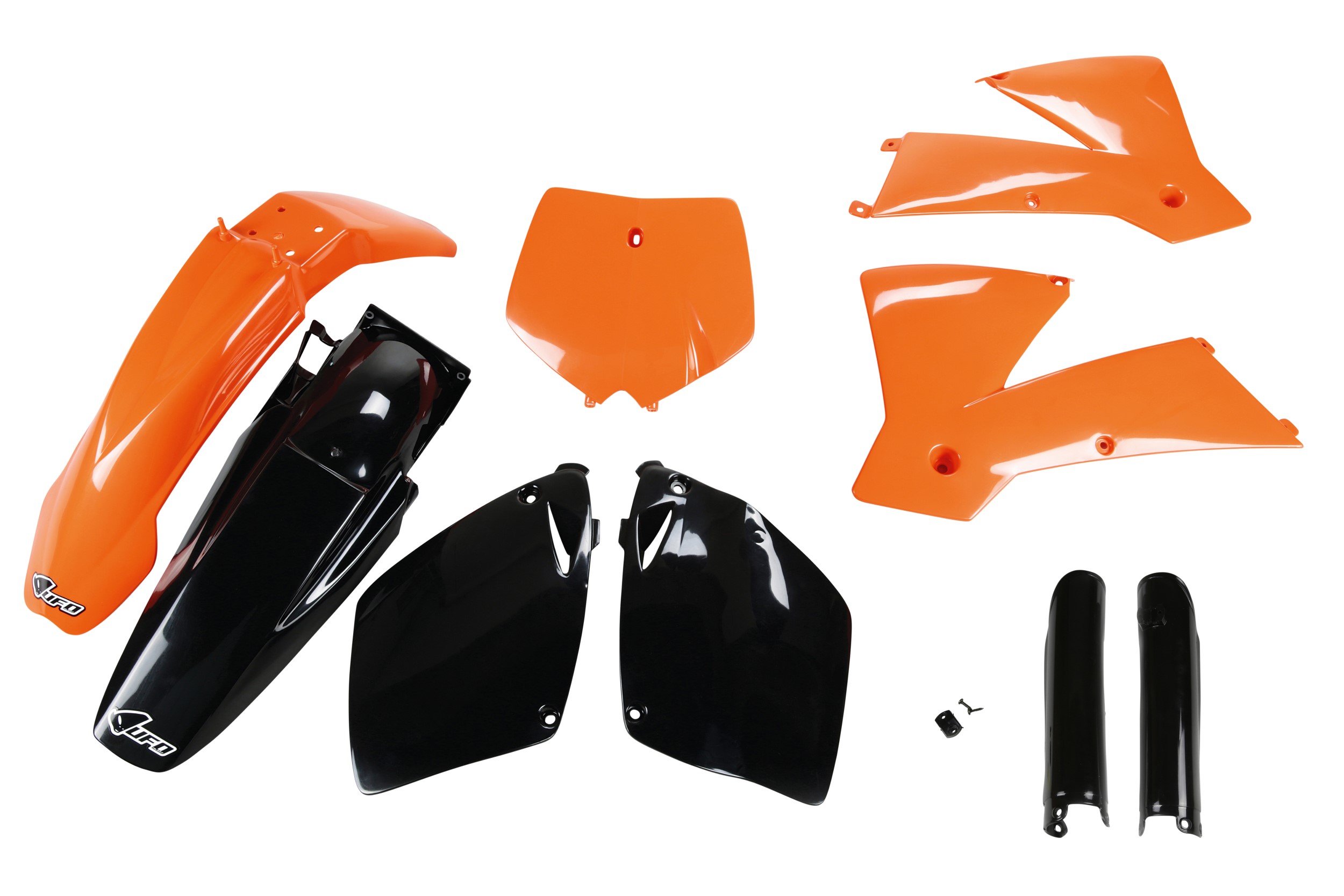 KTM SX 400 2001-2002 Kit Plastique Complet Avec Protège-fourches