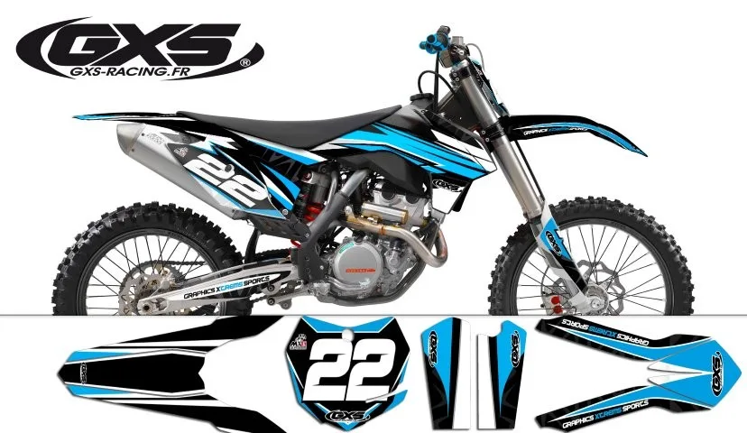 Kit déco KTM SX SX F 2013-2014 Strip Edition — vue 4