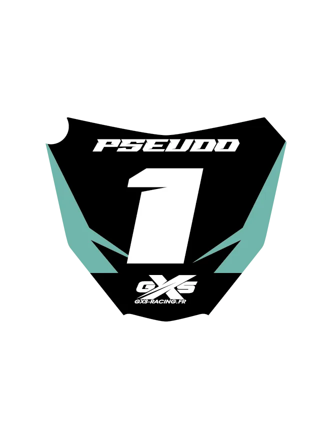 Porte Clés Plaque Avant GXS Racing
