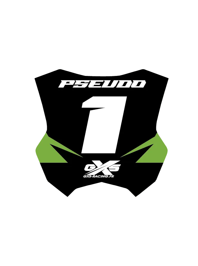 Porte Clés Plaque Avant GXS Racing