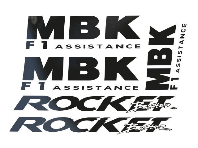 stickers f1 mbk rocket