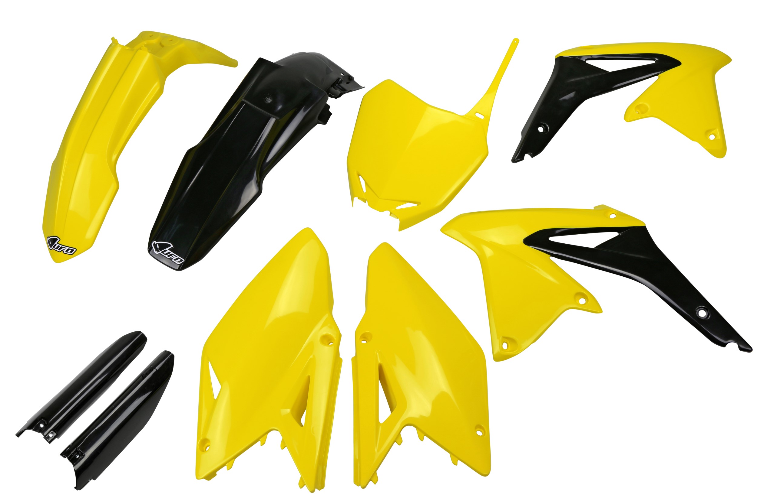 Suzuki RMZ 450 2008-2017 Kit Plastique Complet Avec Protège-fourches