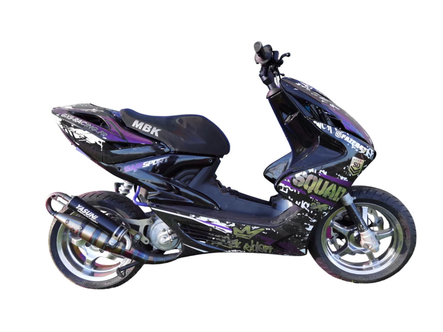 Kit Déco MBK Nitro jusqu'à 2012 DMP 100% PERSO