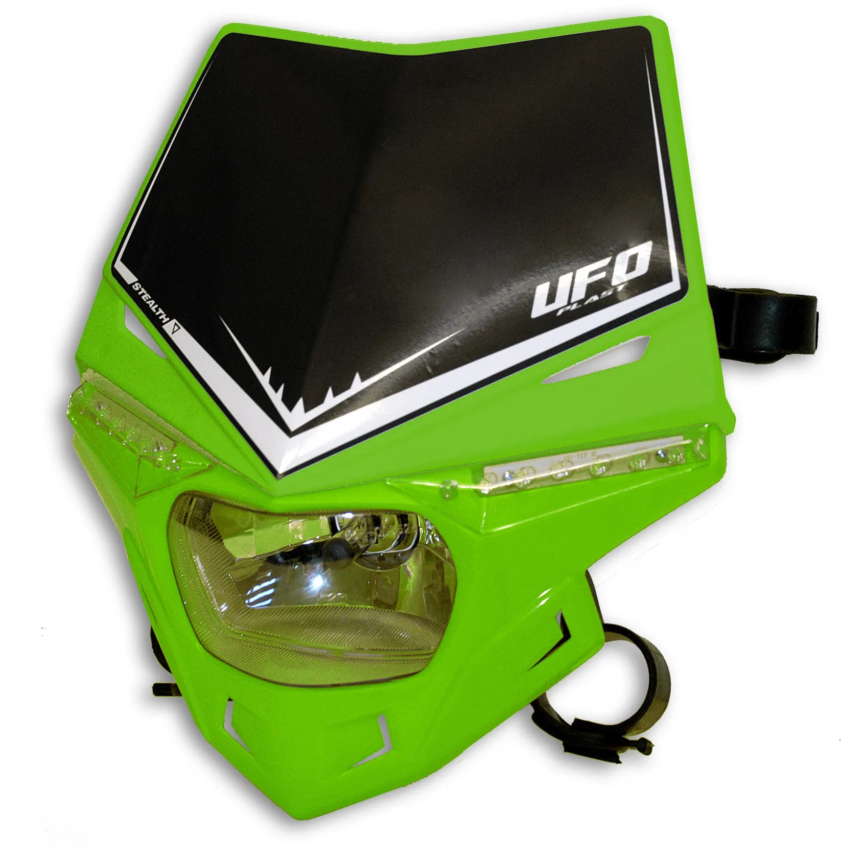 Kit déco Phare Stealth LED bicolore 12V 35/W (homologué) PF01715 — vert