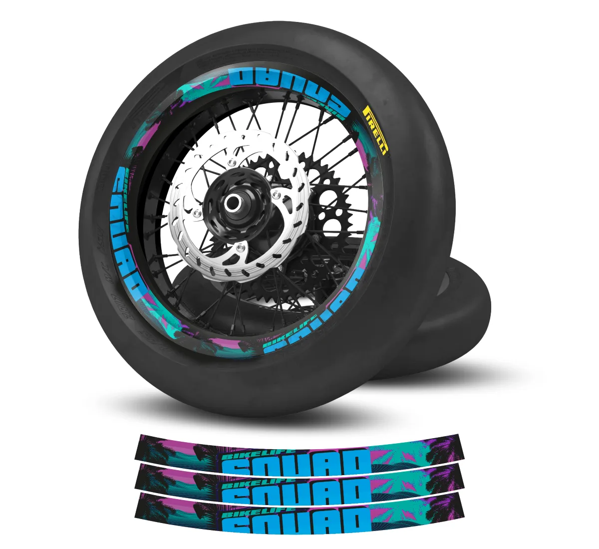 Kit déco Kit Déco de jantes BKLF BIKESQUAD