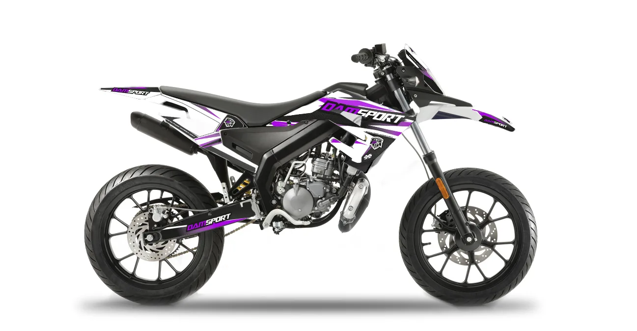 Kit déco DERBI Senda X-Treme 50 SM 2019 Dam-Sport V2