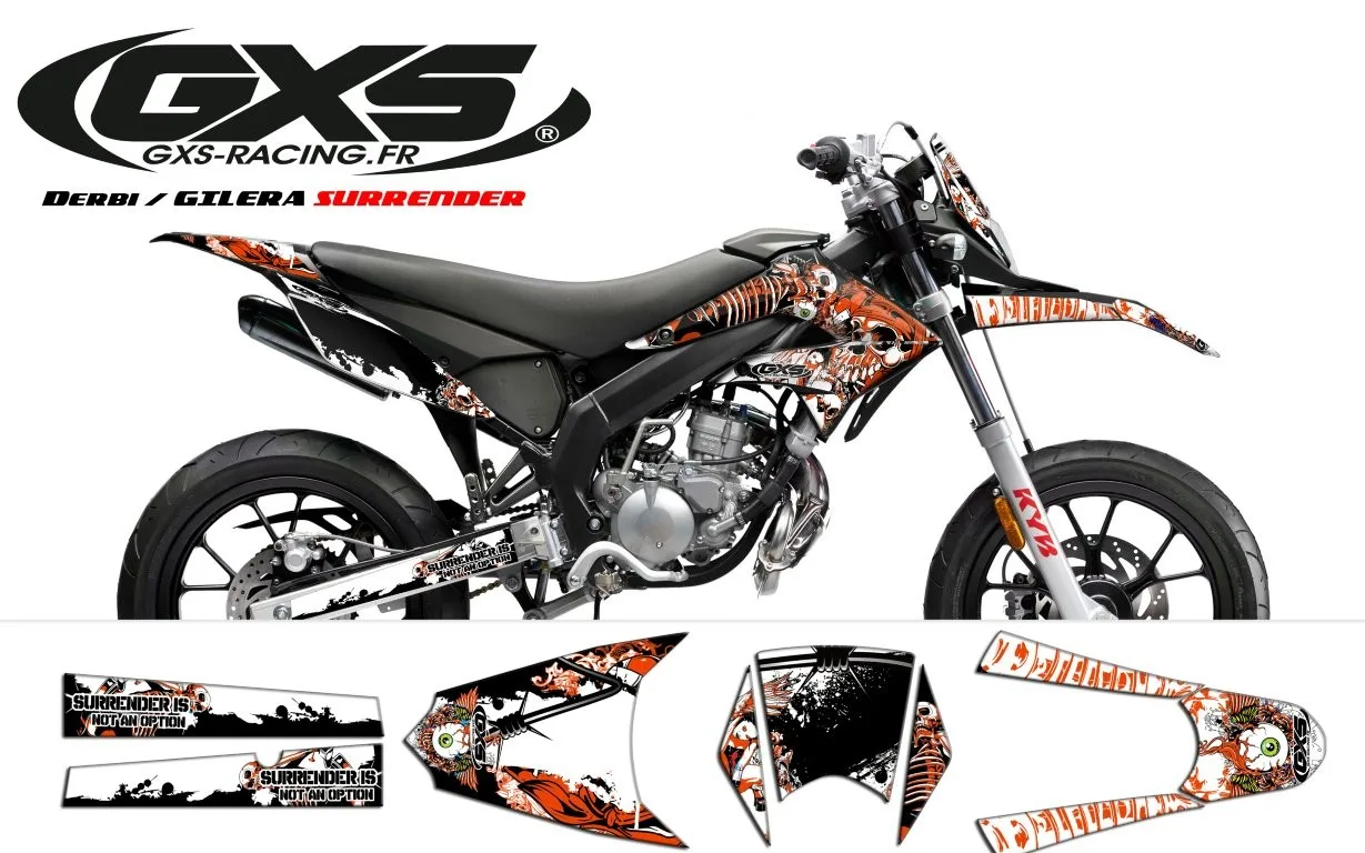 Kit Déco Derbi DRD X-Treme 11-17 GILERA SURRENDER