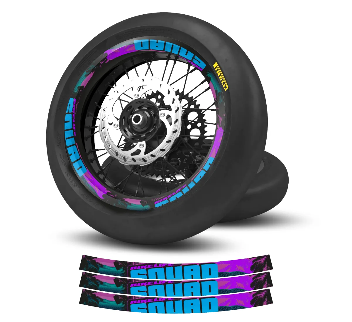 Kit déco Kit Déco de jantes BKLF BIKESQUAD