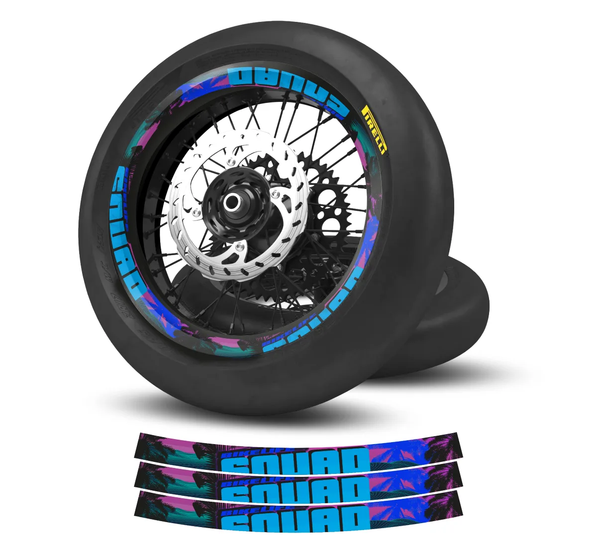 Kit déco Kit Déco de jantes BKLF BIKESQUAD