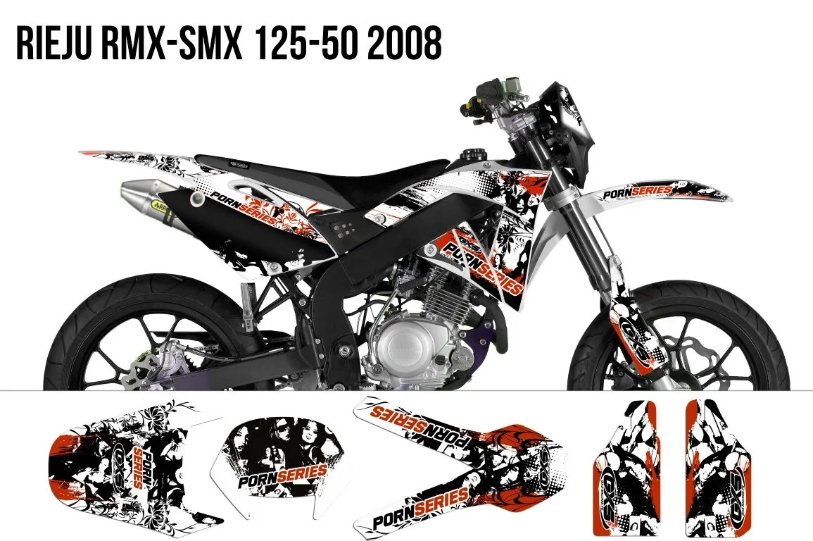 kit Déco Rieju RMX-SMX 125-50 PORNSERIES 2009
