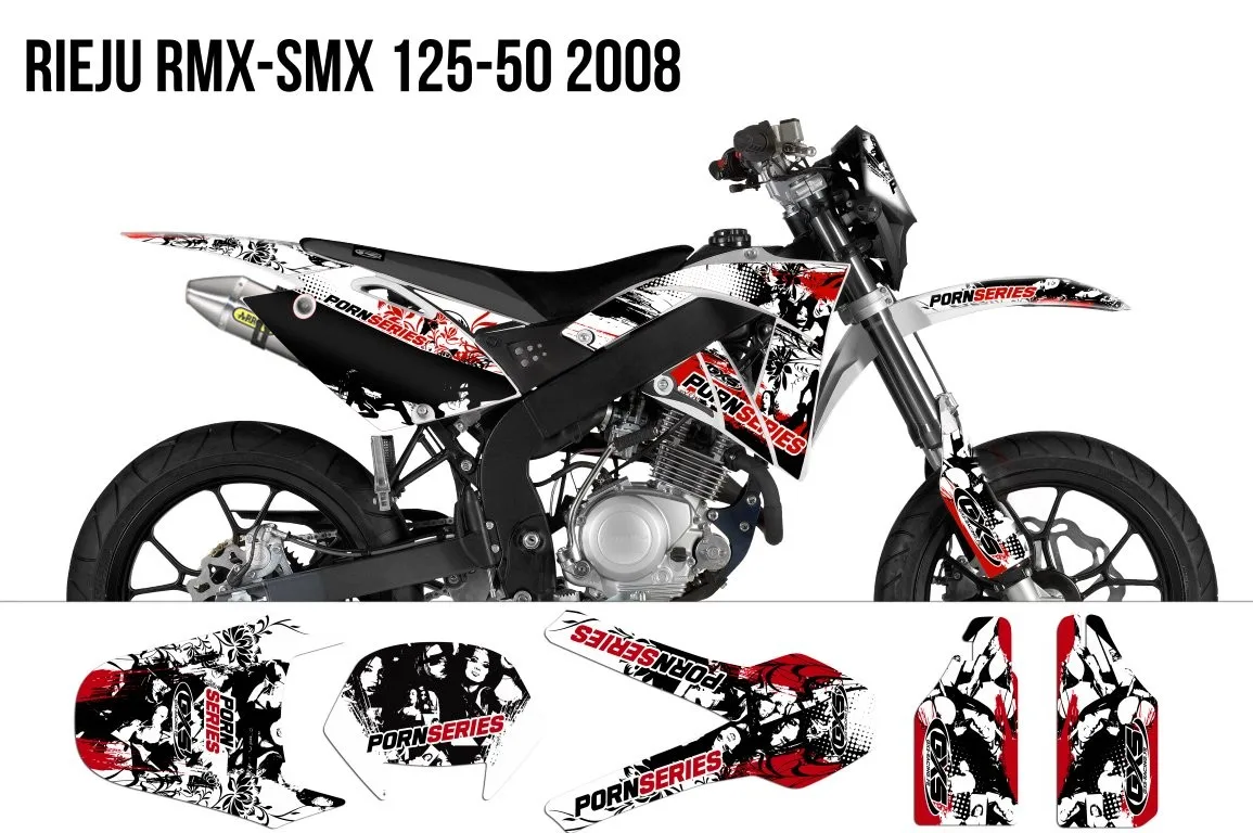 kit Déco Rieju RMX-SMX 125-50 PORNSERIES 2009