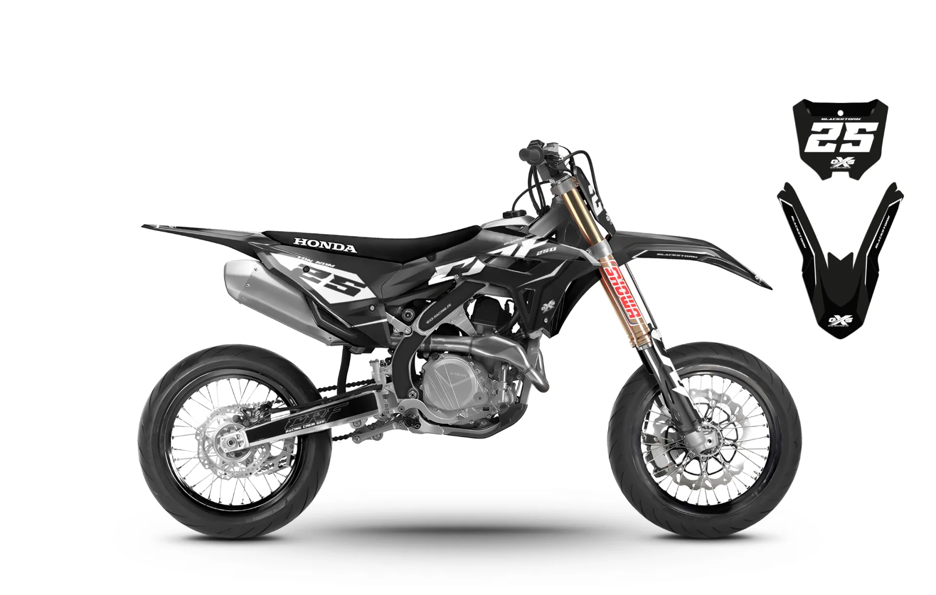 Kit déco Kit déco Honda 450 CRF 2021-2023 BLACKStorm