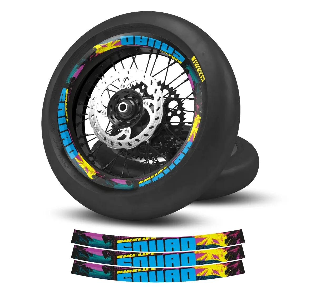 Kit déco Kit Déco de jantes BKLF BIKESQUAD