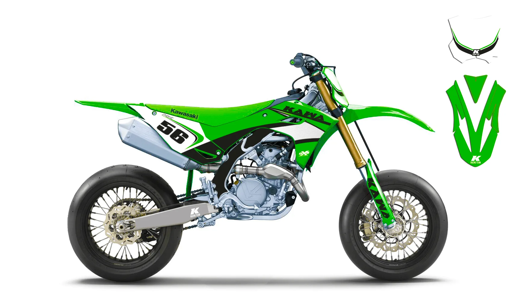 Kit déco Kit Déco Kawasaki 450 KXF 2024-2026 DESIGN 2007