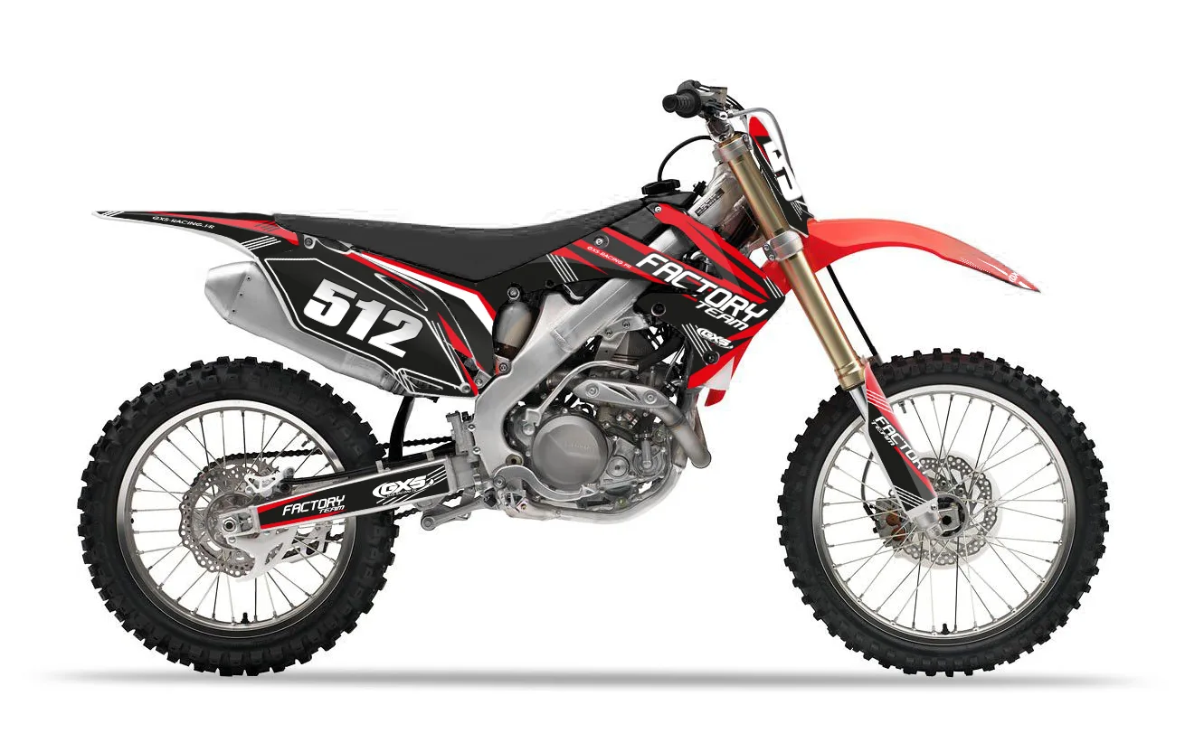 Kit déco Honda 250-450 CRF Factory Team Dash