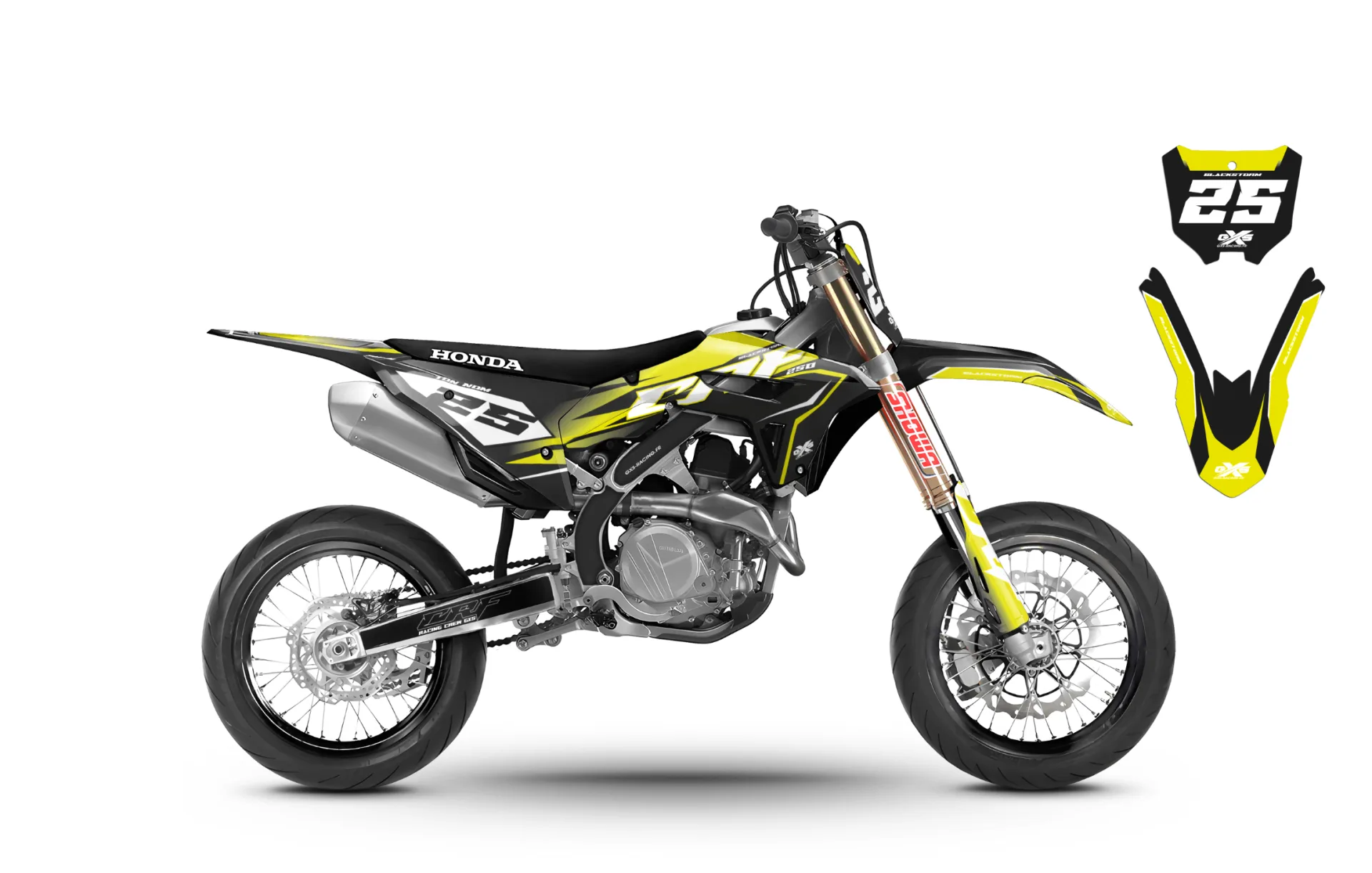 Kit déco Kit déco Honda 450 CRF 2021-2023 BLACKStorm
