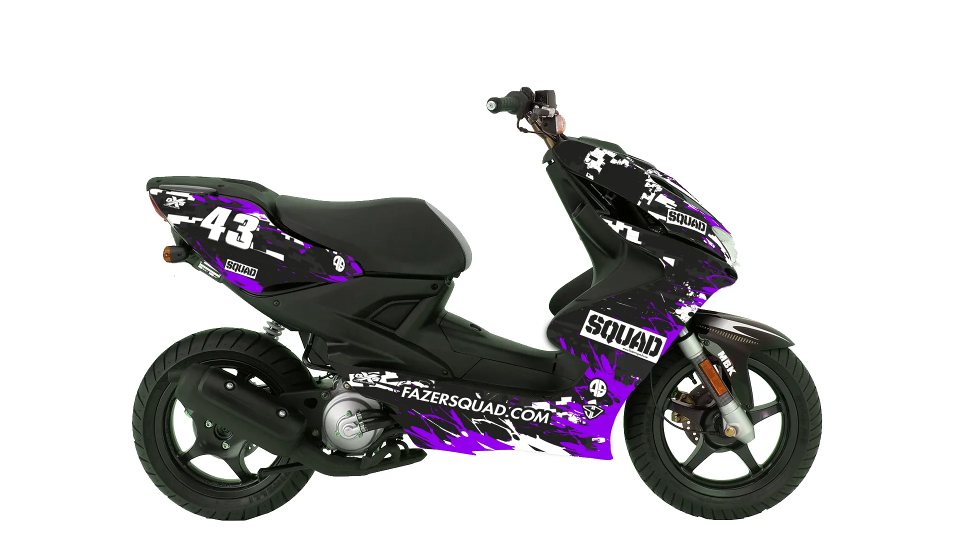 Kit déco Kit Déco MBK Nitro avant 2012 SQUAD Camo