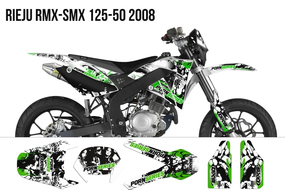 kit Déco Rieju RMX-SMX 125-50 PORNSERIES 2009