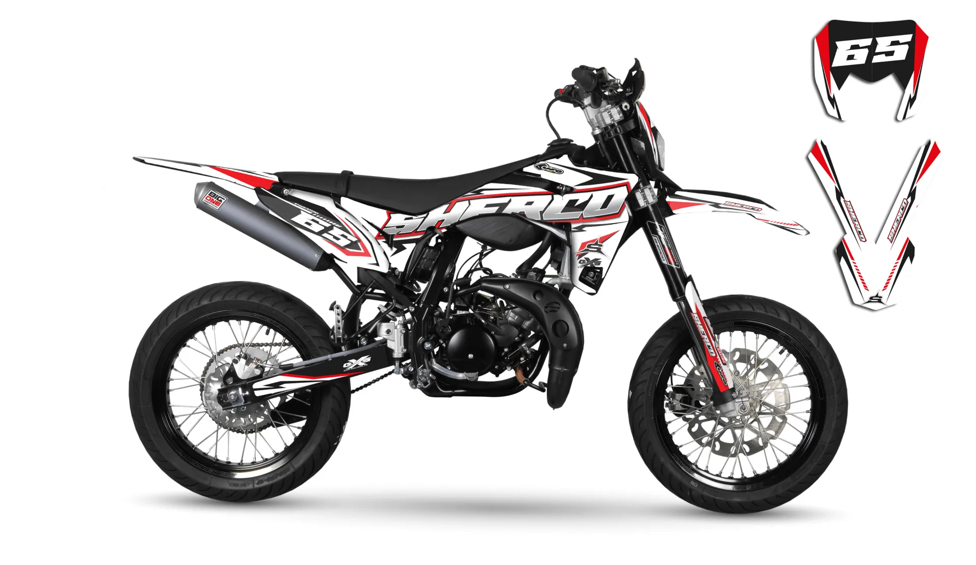 Kit déco kit Déco Sherco 50cc 2016-2018 RaceGraphicKit