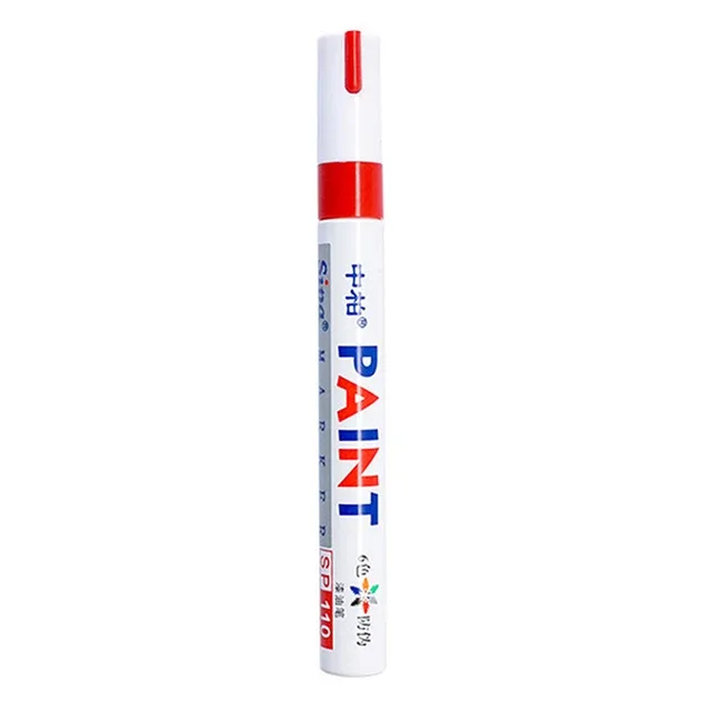 Kit déco Stylo Marquage Pneu Auto/Moto Rouge