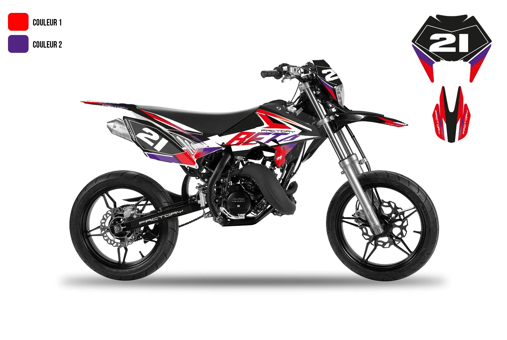 Kit déco beta RR 50 2011-2020 TE Decal Kit