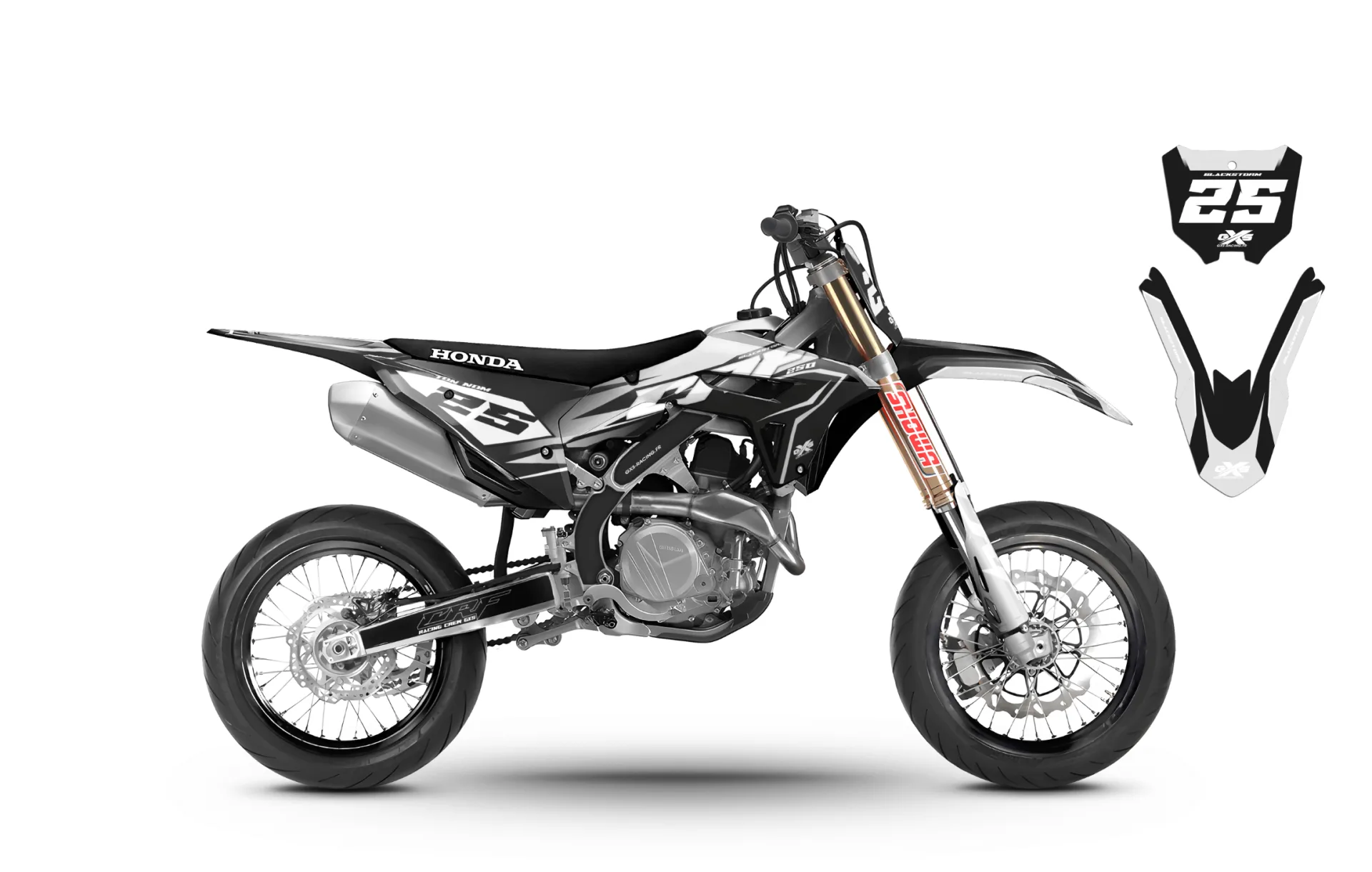Kit déco Kit déco Honda 450 CRF 2021-2023 BLACKStorm