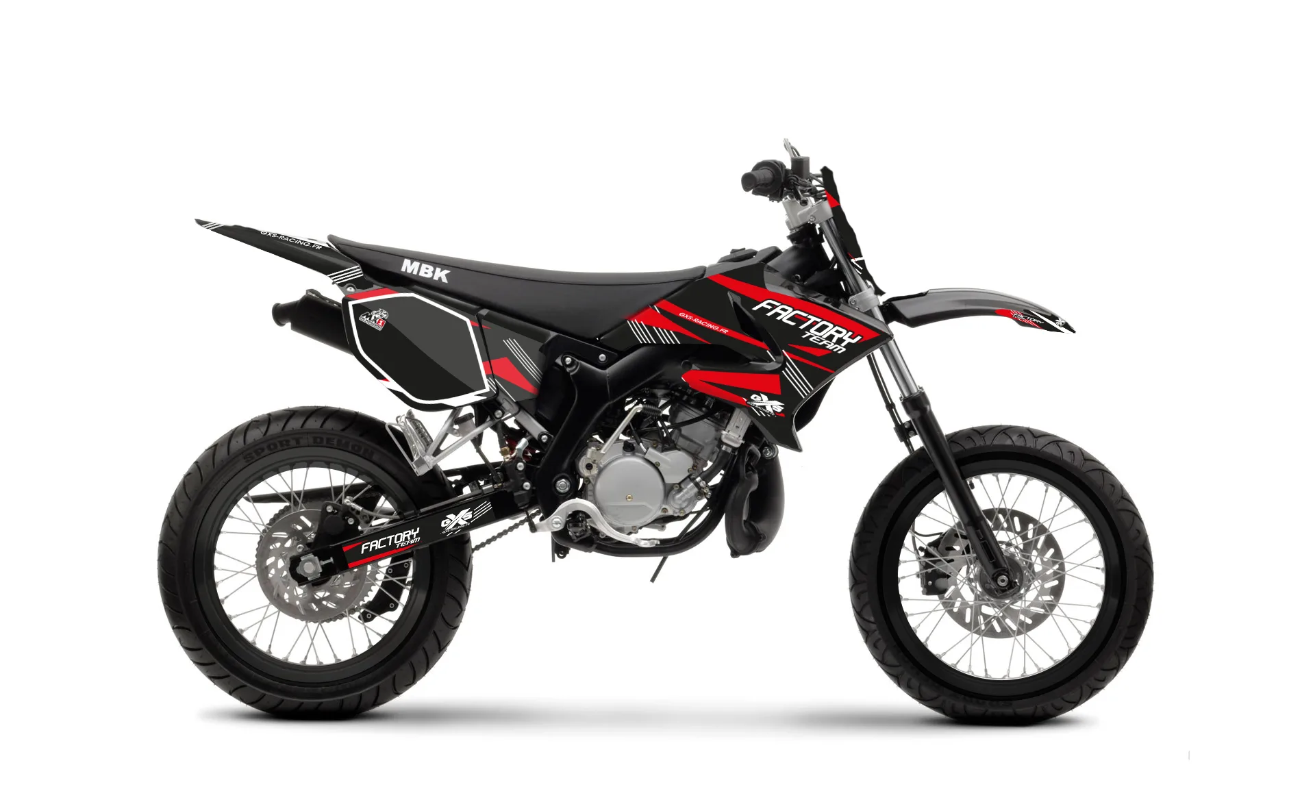 kit déco yamaha dt50 04 18 factory team