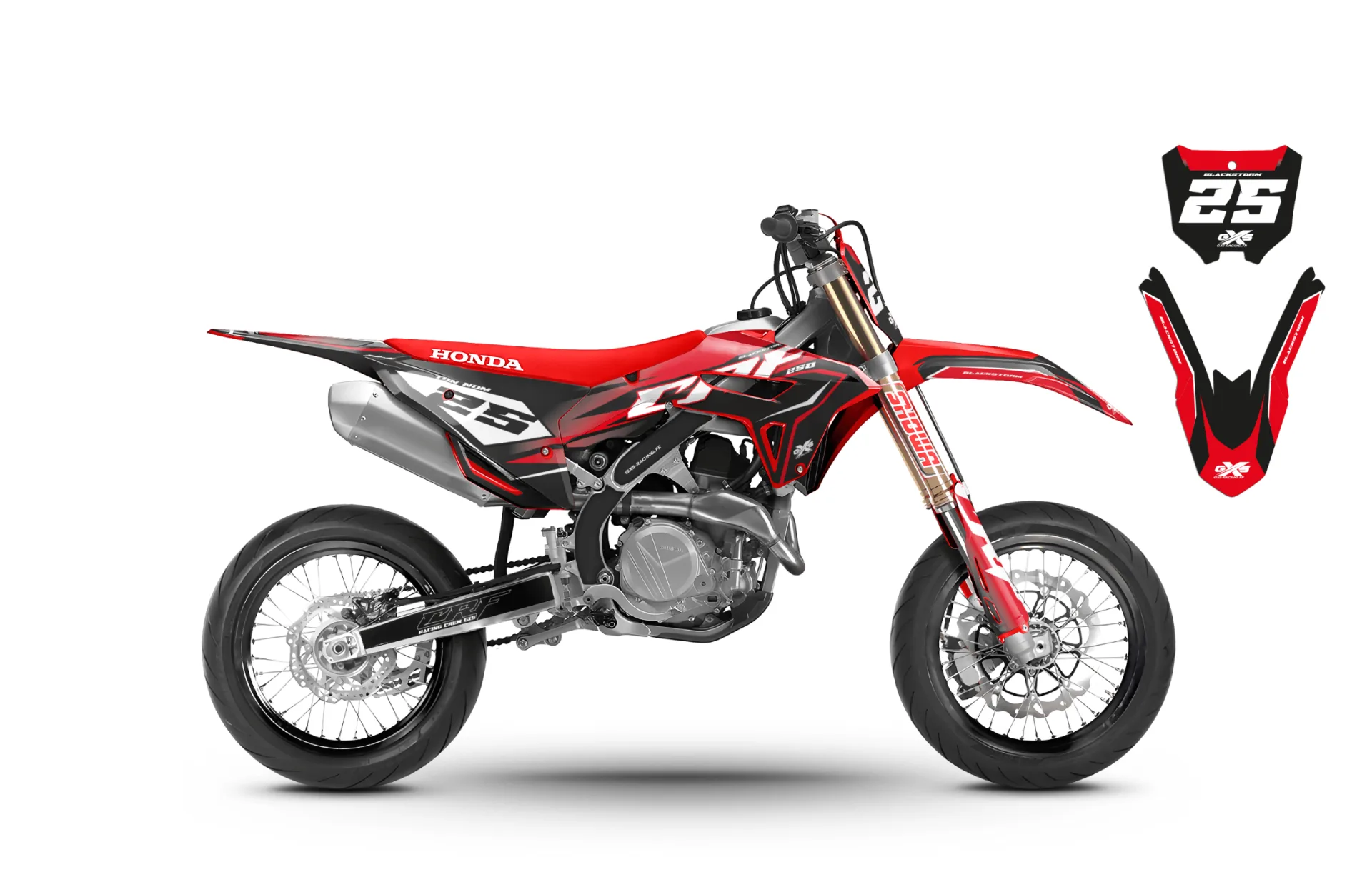 Kit déco Kit déco Honda 450 CRF 2021-2023 BLACKStorm