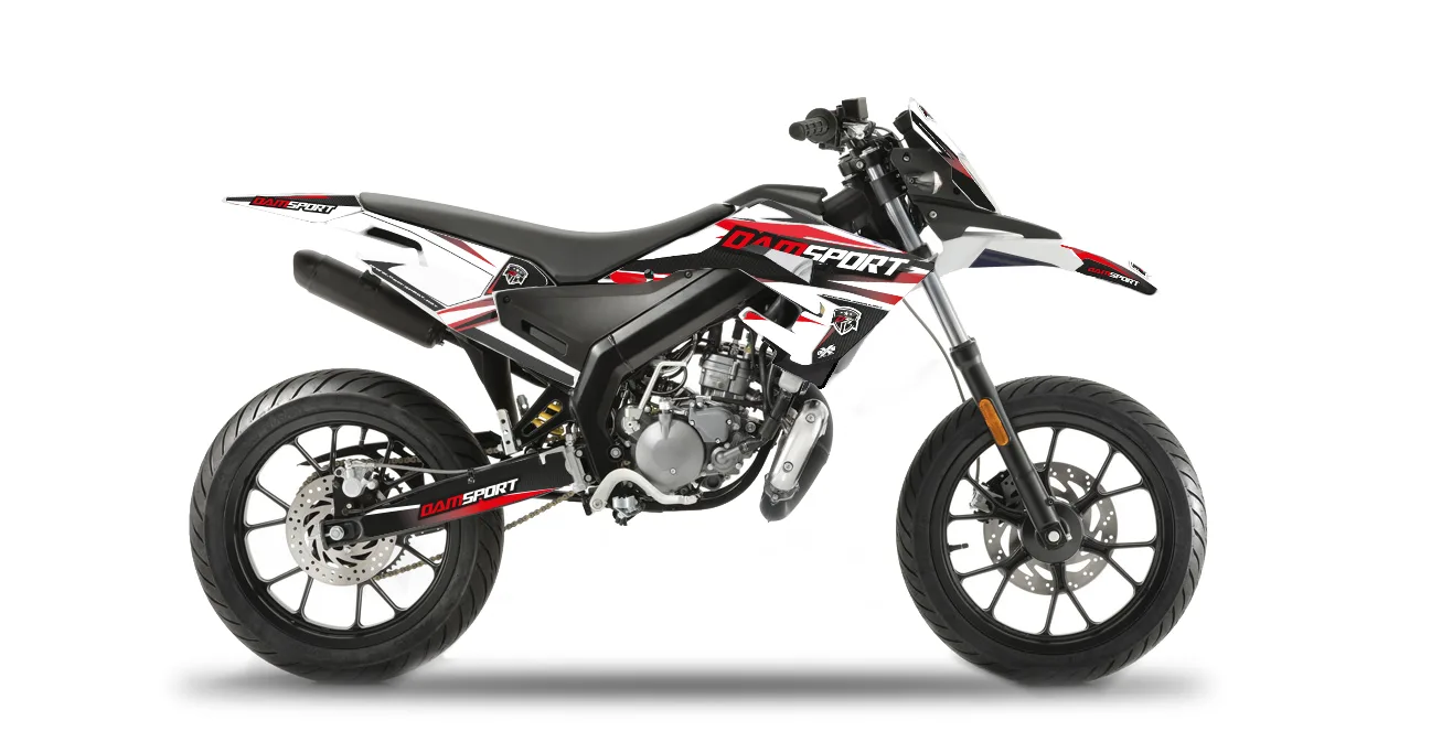 Kit déco DERBI Senda X-Treme 50 SM 2019 Dam-Sport V2