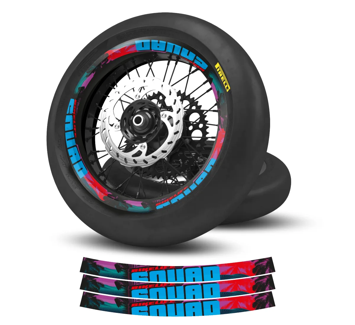 Kit déco Kit Déco de jantes BKLF BIKESQUAD