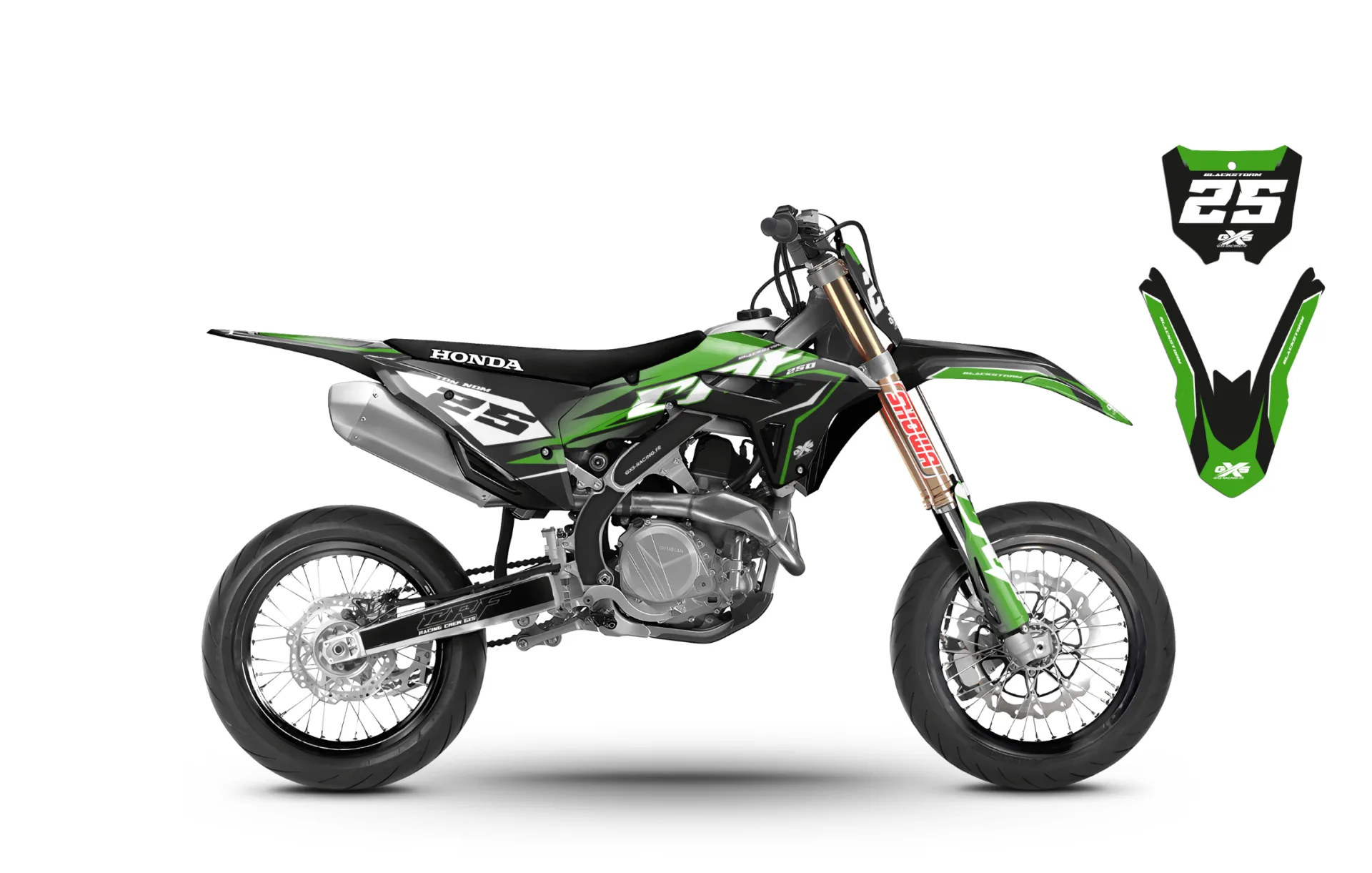 Kit déco Kit déco Honda 450 CRF 2021-2023 BLACKStorm