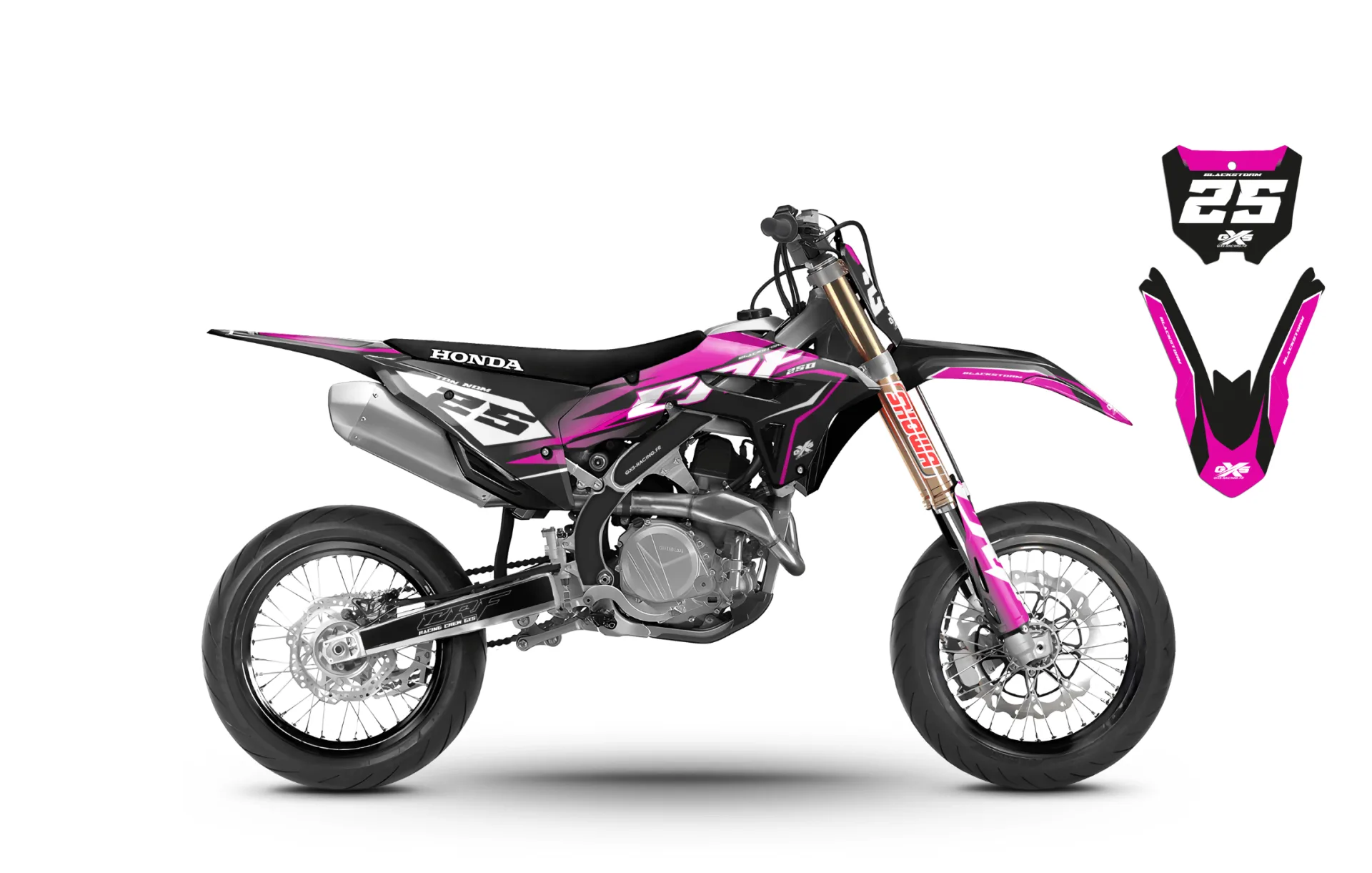 Kit déco Honda 450 CRF 2021-2023 BLACKStorm