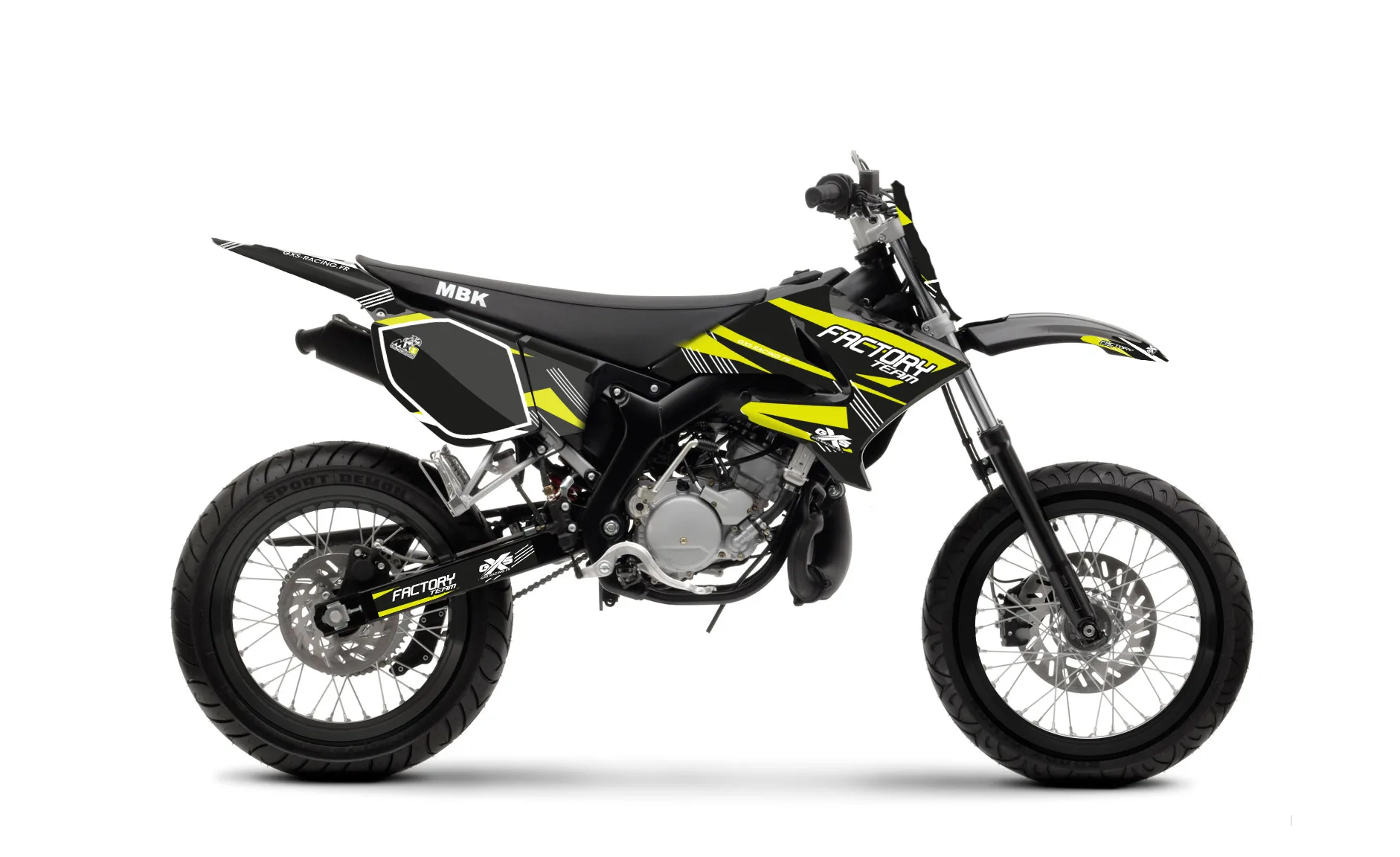 kit déco yamaha dt50 04 18 factory team