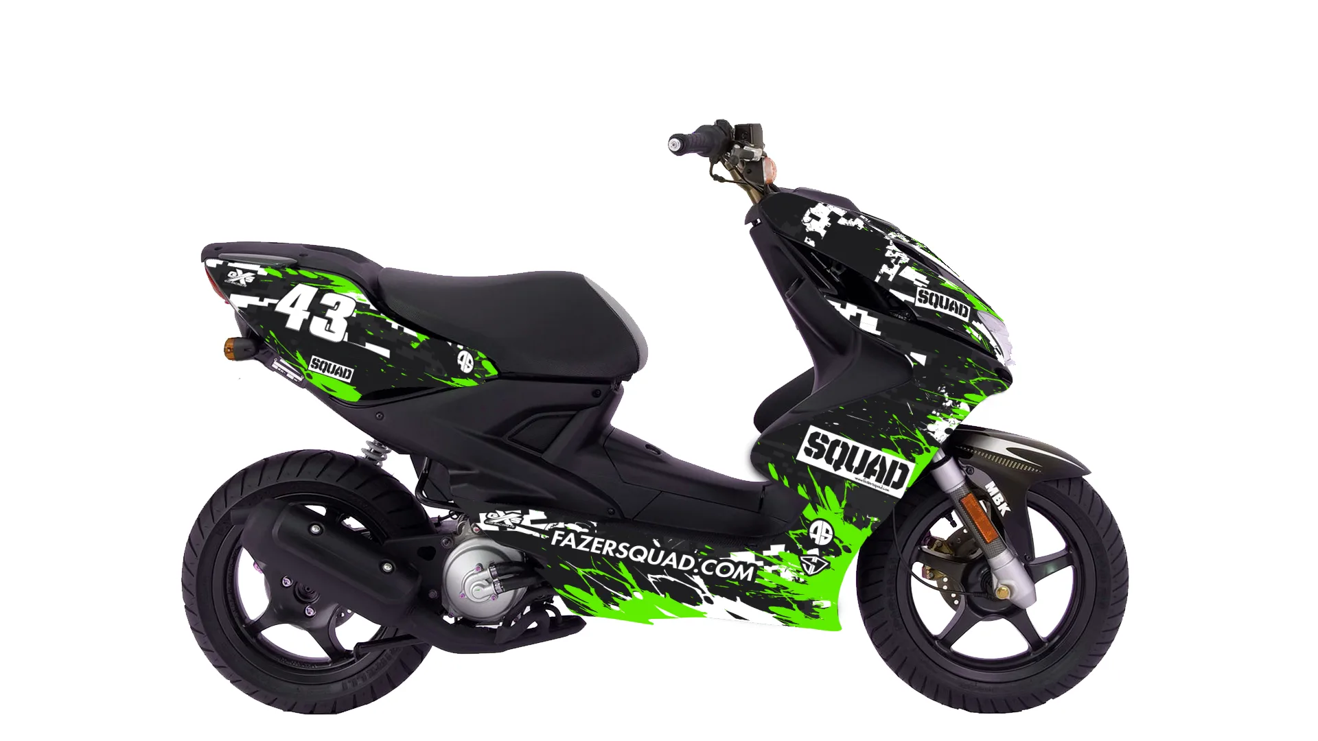 Kit déco Kit Déco MBK Nitro avant 2012 SQUAD Camo