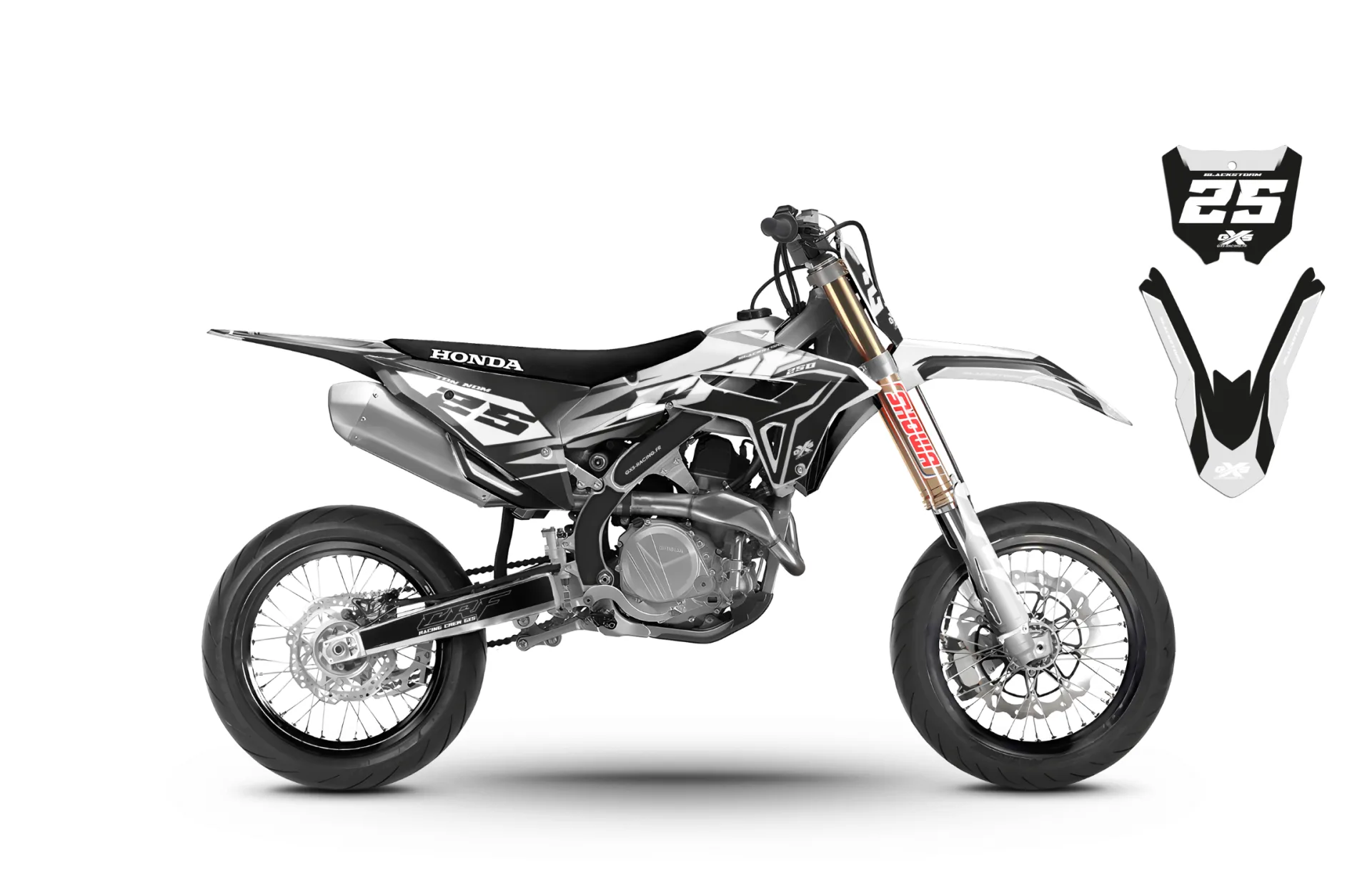 Kit déco Honda 450 CRF 2021-2023 BLACKStorm