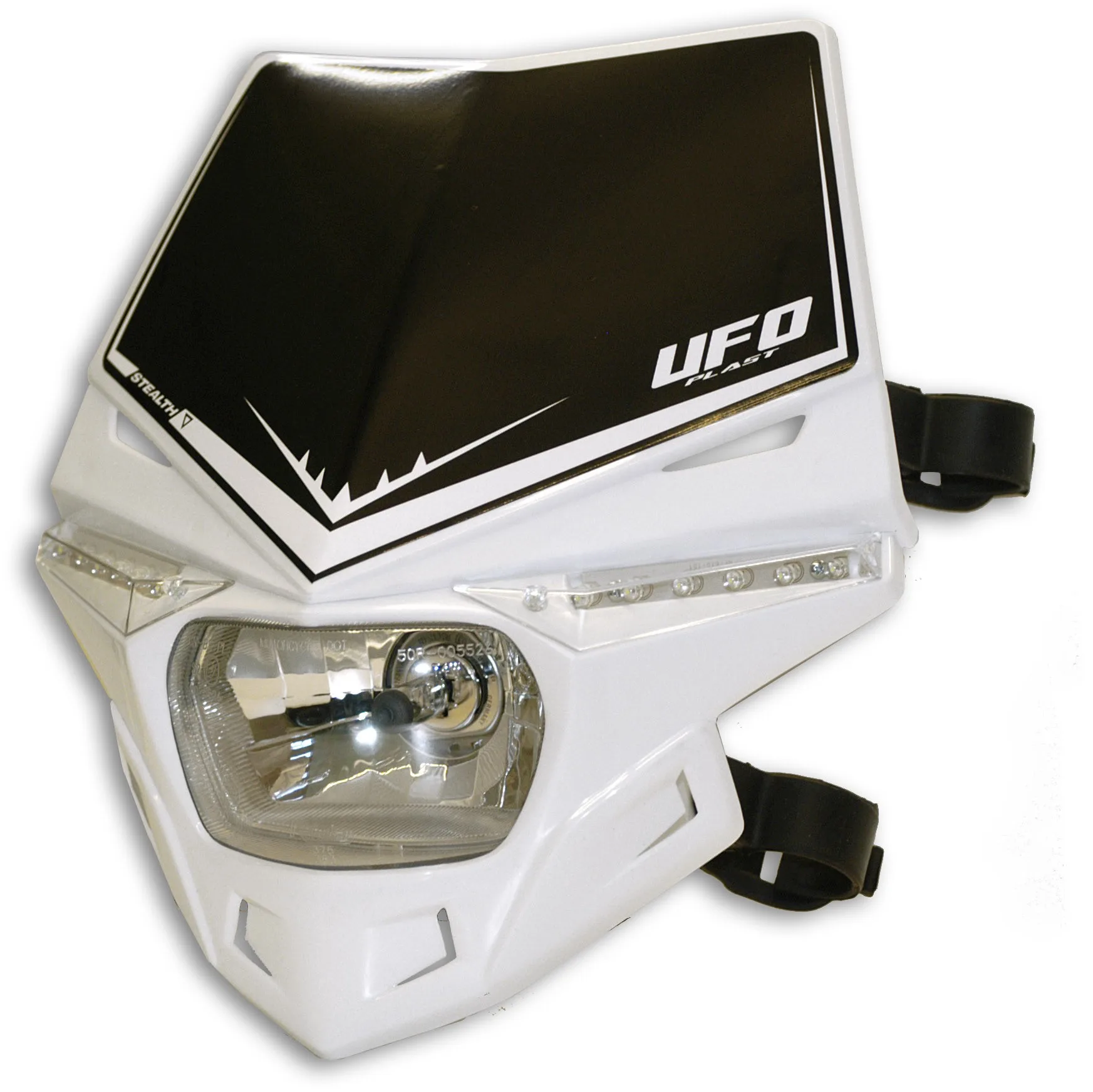 Kit déco Phare Stealth LED bicolore 12V 35/W (homologué) PF01715 — blanc