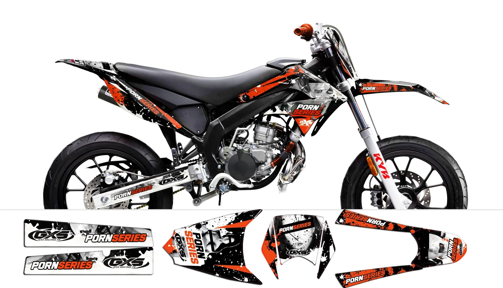 Kit Déco Derbi DRD X-Treme 11-17 GILERA PORNSERIES V2