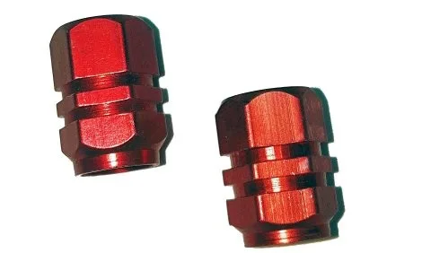 Kit déco Bouchon de valve ROUGE