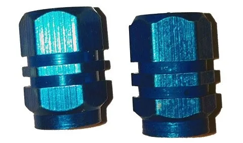 Kit déco Bouchon de valve BLEU